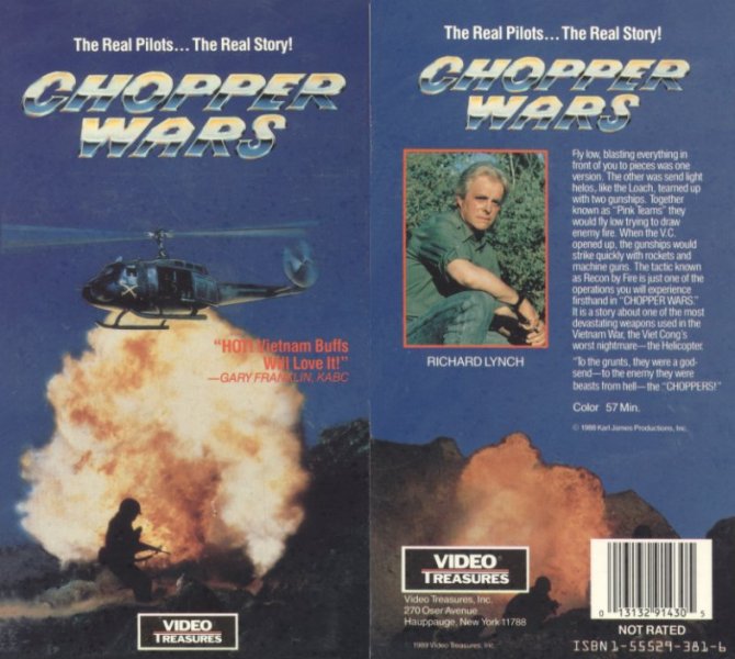 Chopper Wars VHS Front Back
